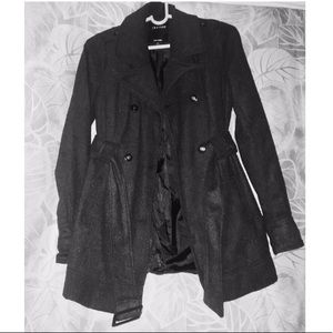 Dark Grey Peacoat